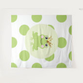 Storybook Fairy Tale Frog Prince Baby Dusche Wandteppich (Vorderseite (Horizontal))