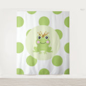 Storybook Fairy Tale Frog Prince Baby Dusche Wandteppich (Vorderseite)