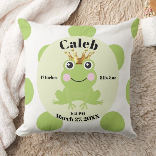 Storybook Fairy Tale Frog Prince Birth Pillow Gesc Kissen (Decke)
