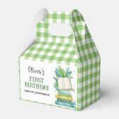 Storybook First Birthday Danke Geschenkschachtel (Rückseite)