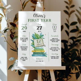 Storybook First Kapitel Geburtstag Meilenstein-Zei Poster