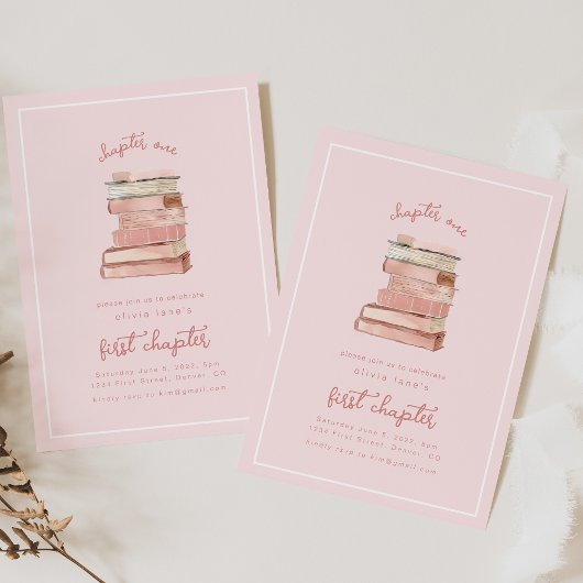 Storybook First Kapitel Geburtstagsparty Einladung