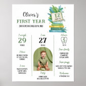 Storybook Foto Meilenstein Poster (Vorne)