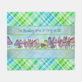 Storybook Frog Fleecedecke (Vorderseite (Horizontal))