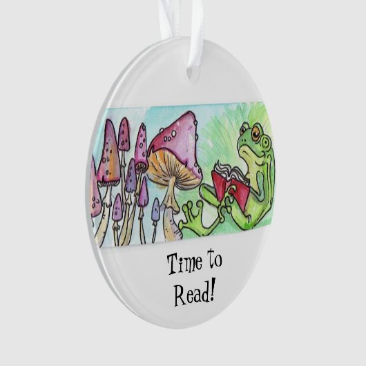 Storybook Frog Ornament (Vorderseite)
