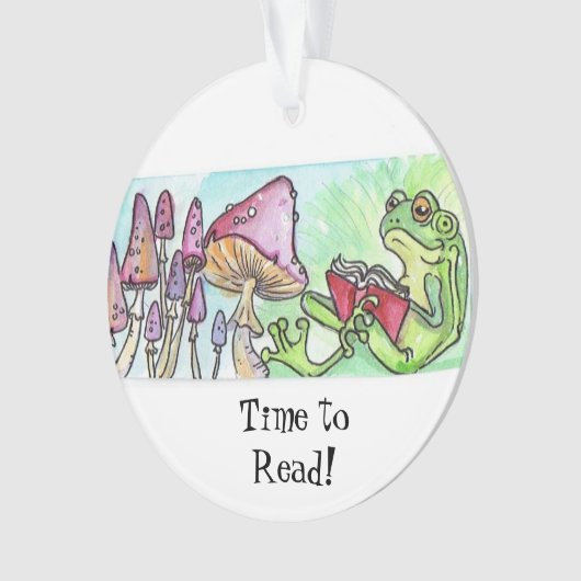 Storybook Frog Ornament (Vorderseite)