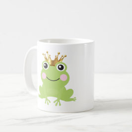 Storybook Frog Prince Gold Crown Personalisiert Kaffeetasse