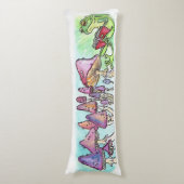 Storybook Frog Reading Seitenschläferkissen (Vorderseite Vertikal)