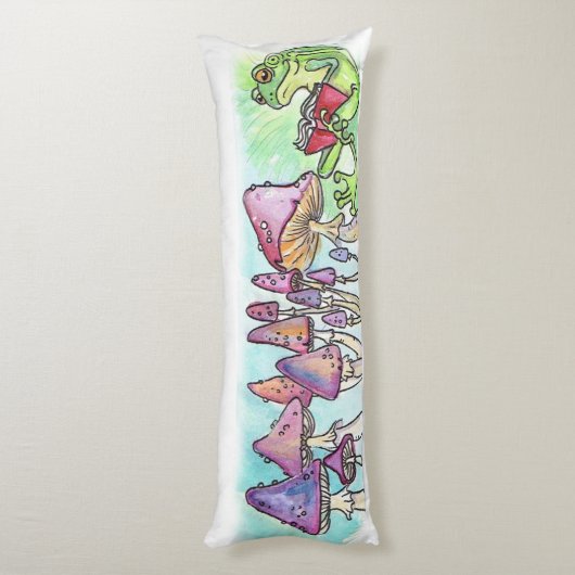 Storybook Frog Reading Seitenschläferkissen (Rückseite (Vertikal))