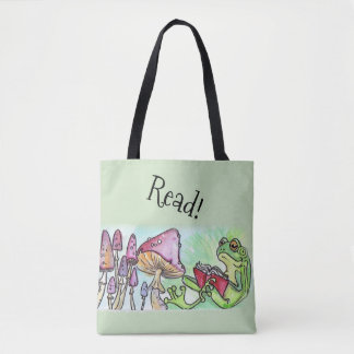 Storybook Frog Reading Tasche