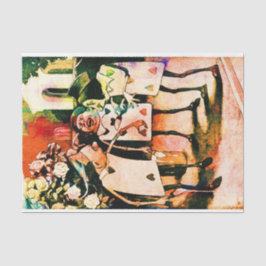 Storybook Funny Card Männer Vintag Decoupage Seidenpapier