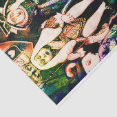 Storybook Funny King Queen Vintag Decoupage Seidenpapier (Ausschnitt)