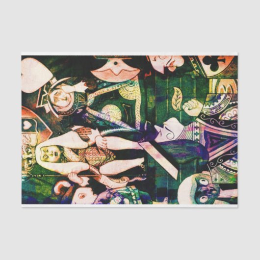 Storybook Funny King Queen Vintag Decoupage Seidenpapier (Vorderseite)