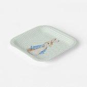 Storybook Garden Rabbit Inspired Baby Shower Pappteller (Gewinkelt)