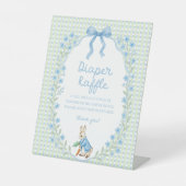 Storybook Garden Rabbit Inspired Baby Shower  Sockelschild (Vorderseite)