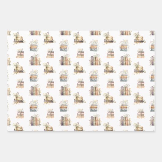 Storybook Gift Wrap Neues Kapitel Wrapping Paper Geschenkpapier Set (Vorderseite 2)