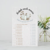 Storybook Gold White Pumpkin Bridal Match Game (Stehend Vorderseite)