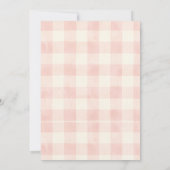 Storybook Goose 1st Birthday Einladung (Rückseite)