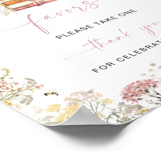 Storybook Gunst Signing Wildblume Books Poster (Ecke)