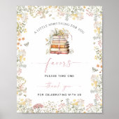 Storybook Gunst Signing Wildblume Books Poster (Vorne)