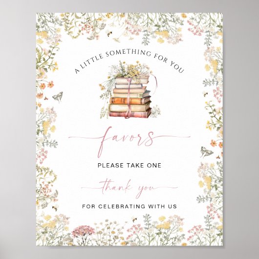 Storybook Gunst Signing Wildblume Books Poster (Vorne)