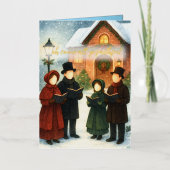 Storybook Illustration Faceless Weihnachtslieder (Vorderseite)