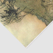 Storybook Lady Water Decoupage Seidenpapier (Ausschnitt)