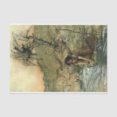 Storybook Lady Water Decoupage Seidenpapier (Vorderseite)