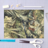 Storybook Ladys Trees Dekoupage Tissue Paper Seidenpapier (Handwerk)