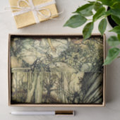 Storybook Ladys Trees Dekoupage Tissue Paper Seidenpapier (Geschenk)