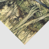 Storybook Ladys Trees Dekoupage Tissue Paper Seidenpapier (Ausschnitt)