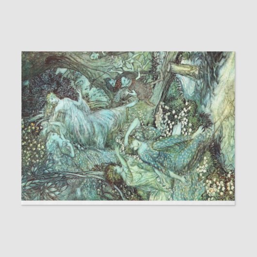 Storybook Ladys Vintag Decoupage Tissue Paper Seidenpapier (Vorderseite)