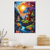 Storybook Landscape 3 Poster (Küche)