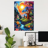 Storybook Landscape 3 Poster (Heimbüro)