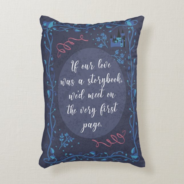 Storybook Liebe Pillow Dekokissen (Vorderseite(Vertikal))