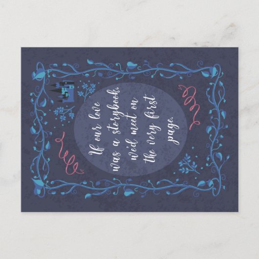 Storybook Liebe Postkarte (Vorderseite)