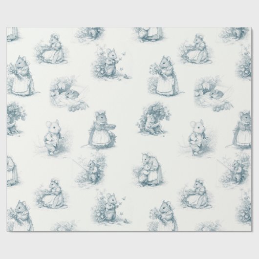 Storybook Little Mouse Geschenkpapier (Flach)