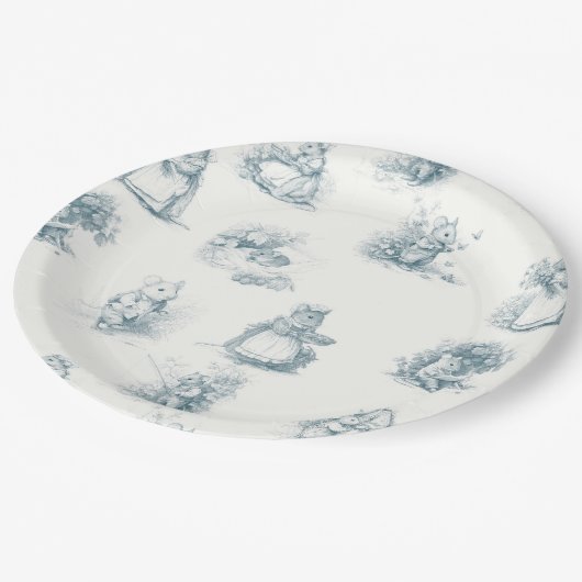 Storybook Little Mouse Pappteller (Schrägansicht)