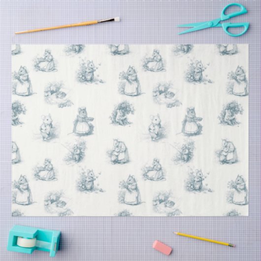 Storybook Little Mouse Seidenpapier (Basteln)