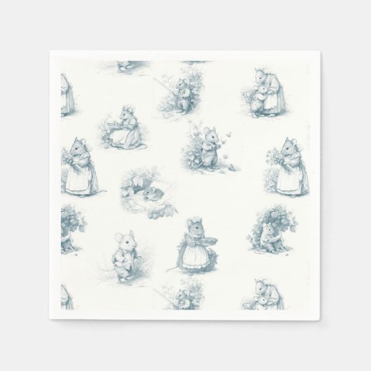 Storybook Little Mouse Serviette (Vorderseite)