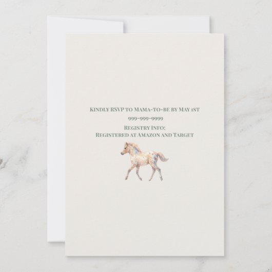 Storybook Magic Enchanted Forest  Einladung (Rückseite)