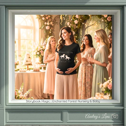 Storybook Magic Enchanted Forest Mommy To Be T-Shirt