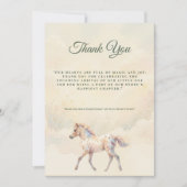 Storybook Magic Enchanted Forest Thank You Card Einladung (Vorderseite)