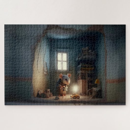 Storybook-Maus in der Wand Puzzle (Horizontal)