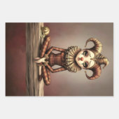 Storybook Melancholic Clown Geschenkpapier Set (Vorderseite 3)