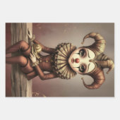Storybook Melancholic Clown Geschenkpapier Set (Vorderseite 2)
