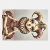 Storybook Melancholic Clown Geschenkpapier Set (Vorderseite)