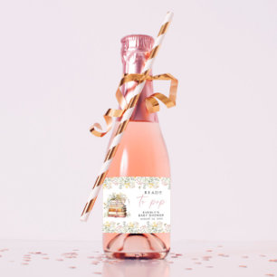 Storybook Mini Sparkling Weinkeller Vorbereitung a Schaumweinetikett