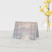 Storybook Moon Grußkarten Karte (Gelbe Blume)