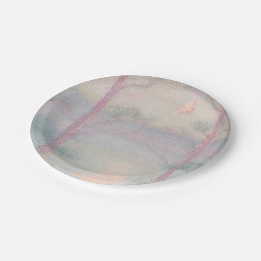 Storybook Moon Paper Plate Pappteller (Schrägansicht)